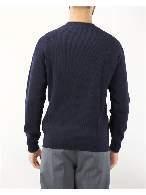 Ribbed wool sweater Paolo Pecora PAOLO PECORA | Sweater | A058F0026728